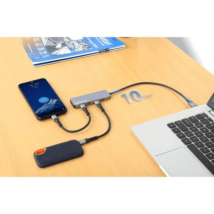 4-Port 10G USB-C Hub