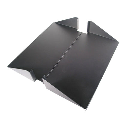 Double-Sided 2U Center Mount Rack Shelf