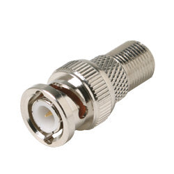 F Jack to BNC Plug Adapter – Closeout Special