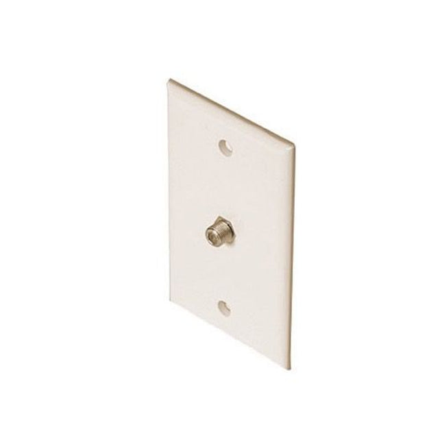 F-81 TV Wall Plate Light Almond