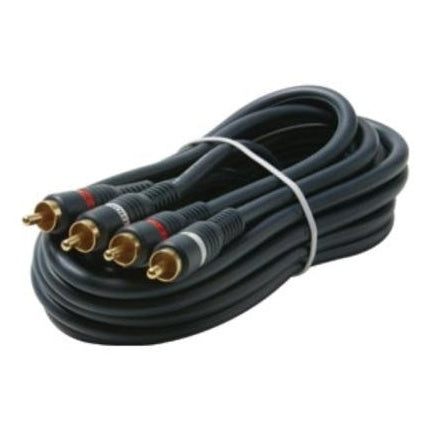 3ft 2-RCA Stereo Audio Cable Blue