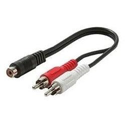 RCA Jack to 2-RCA Plug Y Audio Cable