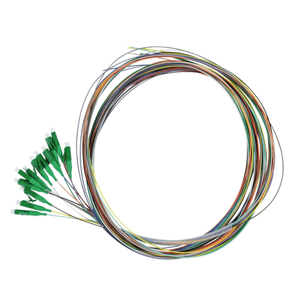 LC/APC Singlemode 12-Strand 1 Meter Fiber Optic Pigtail