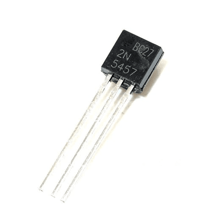 2N5457 N-Channel JFET Transistor, 5/Pkg