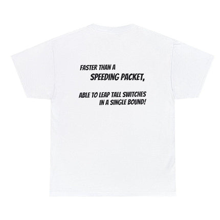 Networking Superpower Tee: Exclusive for Low Voltage & IT Pros