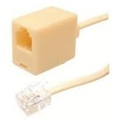 25 ft 4C Telephone Extension Line Cord - Ivory