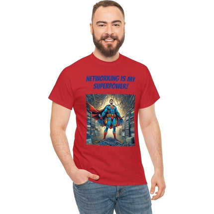 Networking Superpower Tee: Exclusive for Low Voltage & IT Pros