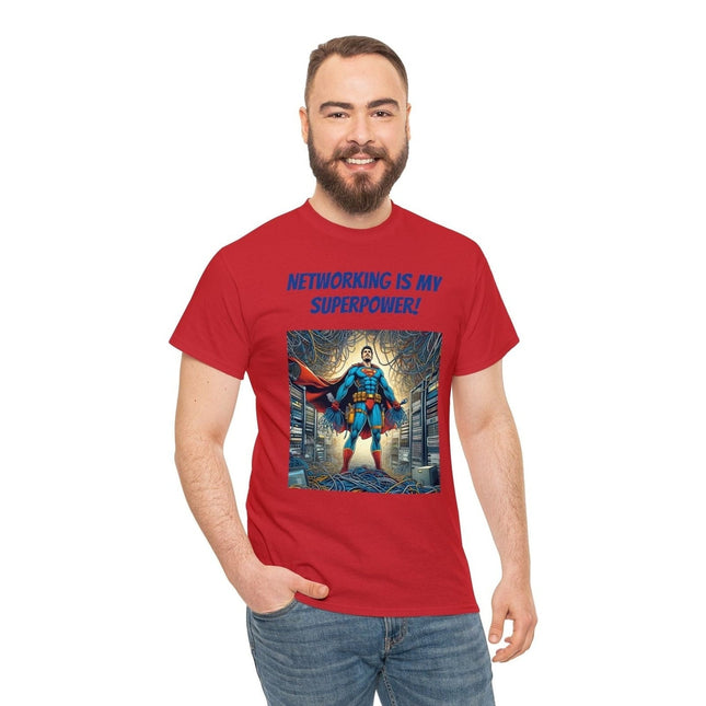 Networking Superpower Tee: Exclusive for Low Voltage & IT Pros