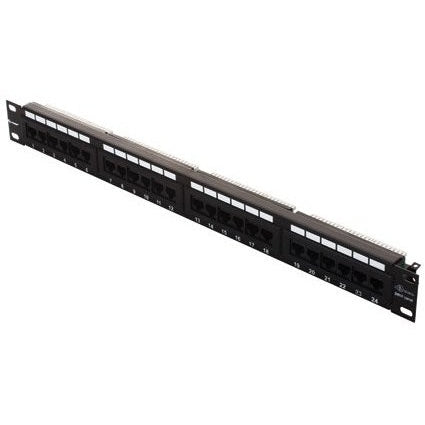 CAT5E 24 Port, 110 IDC Patch Panel - 1U