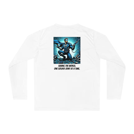 "Saving The World" Unisex Performance Long Sleeve Shirt