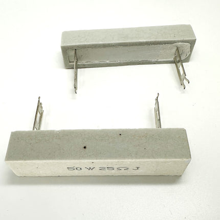 50W 25 Ohm Cermet Resistor (2-Pack)