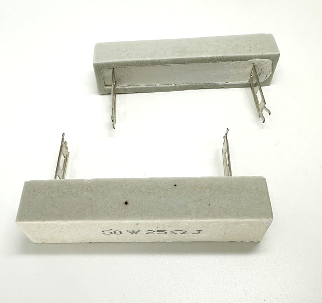 50W 25 Ohm Cermet Resistor (2-Pack)
