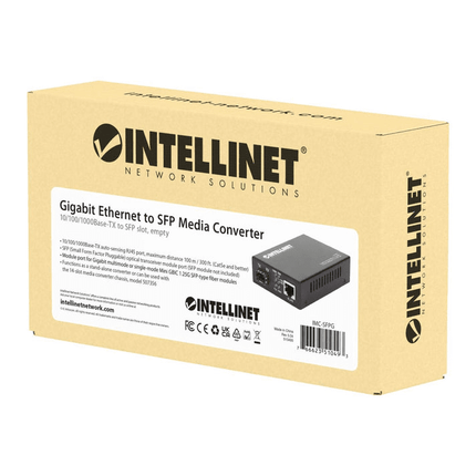 Gigabit Ethernet to SFP Media Converter