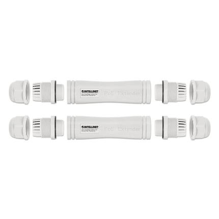 Ultra Long 1000M Range Outdoor Fast Ethernet PoE++ Extender Kit