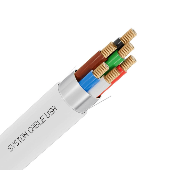 18/6 Stranded Shielded Plenum-Rated Security &amp; Alarm Cable – 1000 ft Spool