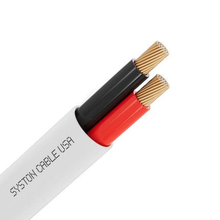 16/2 Stranded Plenum Security, Control, Sound &amp; Alarm Cable White, 1000 ft