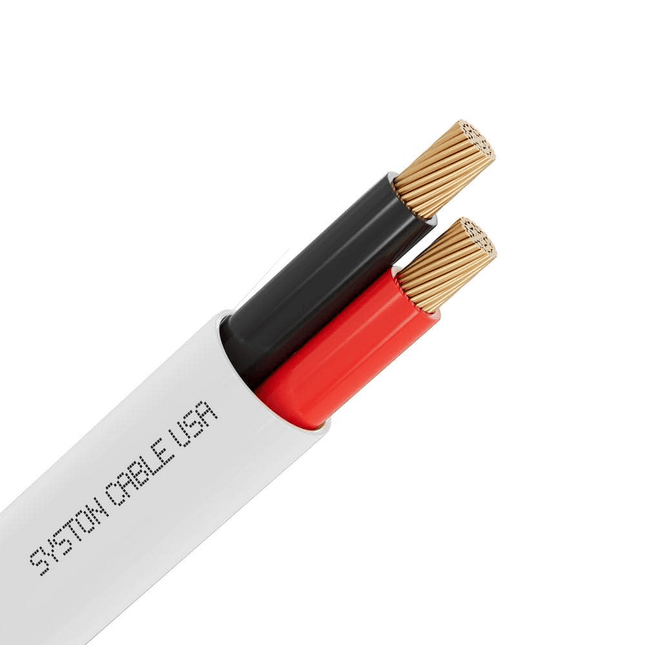 16/2 Stranded Plenum Security, Control, Sound &amp; Alarm Cable White, 1000 ft