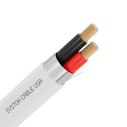 16/2 Stranded Shielded Plenum Cable – 1000 ft White