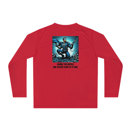 "Saving The World" Unisex Performance Long Sleeve Shirt