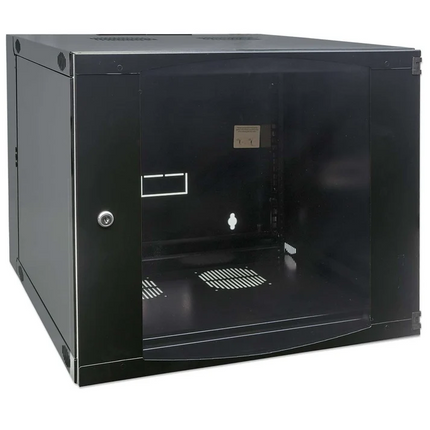 12U 19-Inch Swing-Out Wall Mount Network Cabinet, 23.6" Deep