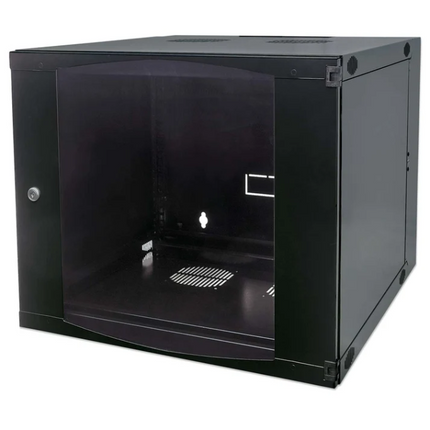 12U 19-Inch Swing-Out Wall Mount Network Cabinet, 23.6" Deep