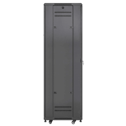 38U Pro Line Network Cabinet with Integrated Fans 7xShelves 7x2U Blanks