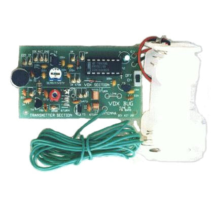 Sound Activated FM Transmitter Electronics Hobby Kit