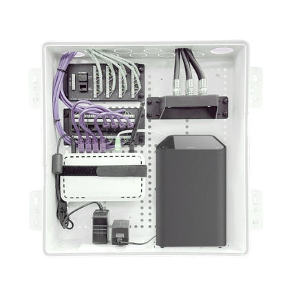 14" Plastic Structured Wiring Wall enclosure with Door