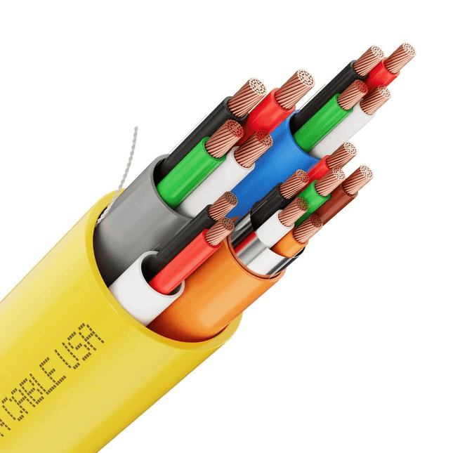 Syston PLENUM Access Control Composite Cable – 500 ft Yellow CMP