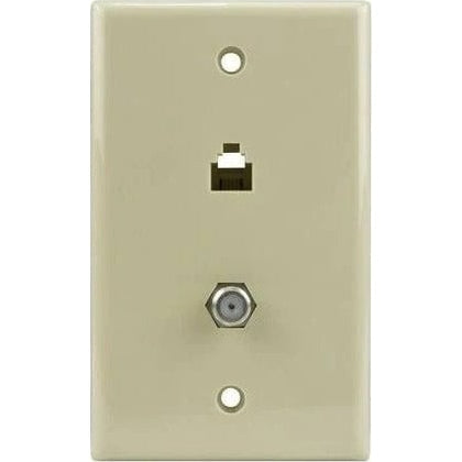 Ivory F-81 3GHz + Phone Wallplate