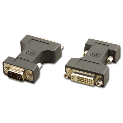 DVI I-Analog/Digital Receptacle to VGA Plug Inline Video Adaptor