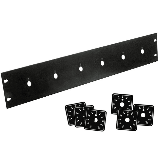 Rack Mounting Plate for Up to 6 Attenuators