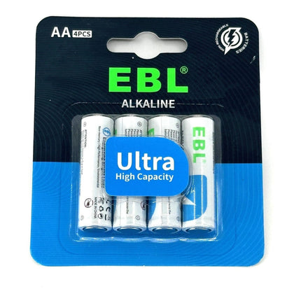 AA 1.5V Alkaline Batteries, 4 pkg.