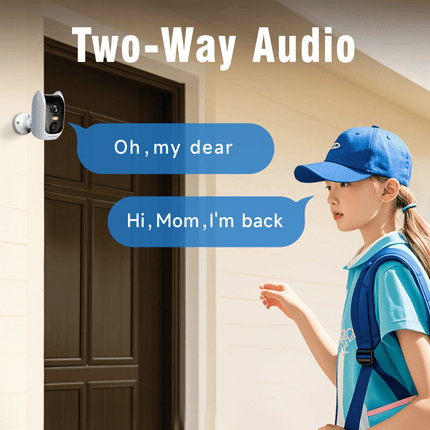 4MP WiFi Battery Camera, 2-way Audio