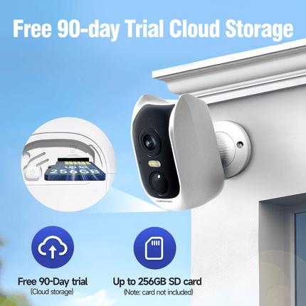 4MP WiFi Battery Camera, 2-way Audio