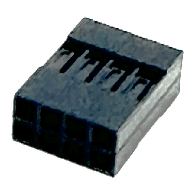 2X4C Dual Row 0.1" Black Latch Housing, pack of 10 pcs.