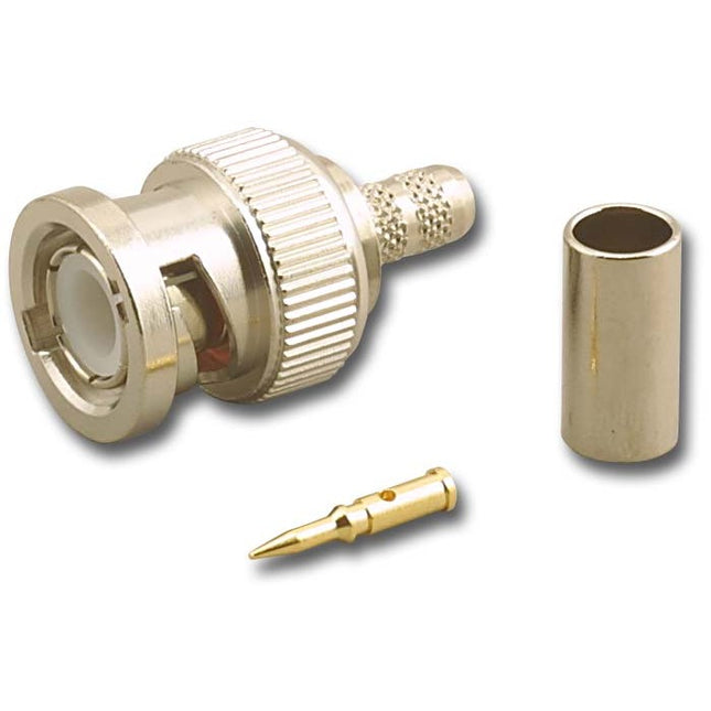 BNC Crimp Plug for RG58C/U Cable – 1.1 mm Bore