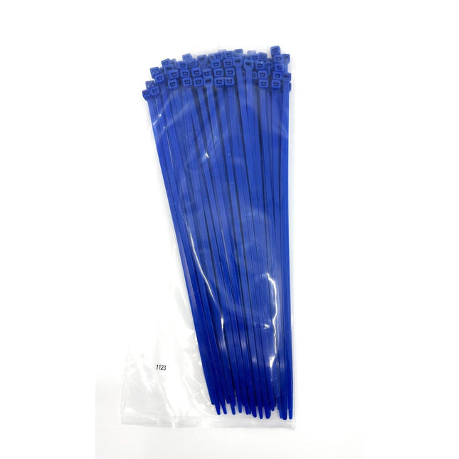11" BLUE 50 lb. Cable Ties, 100/pkg.