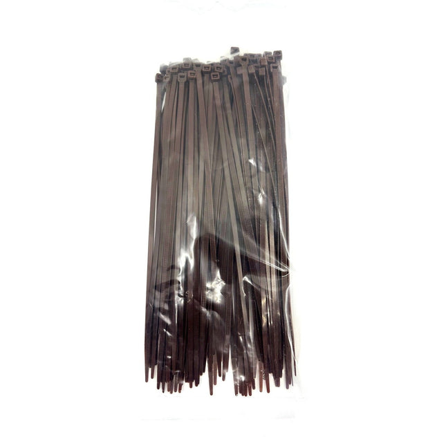 11" BROWN 50 lb. Cable Ties, 100/pkg.