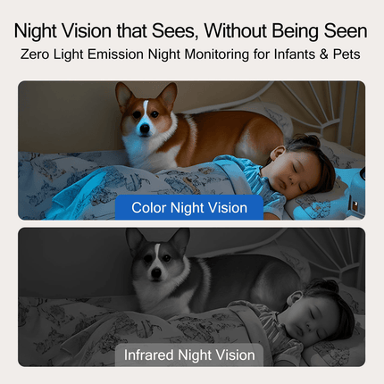 5MP Indoor Pan-Tilt WiFi Camera, 2-way Audio, includes 64GB Memory