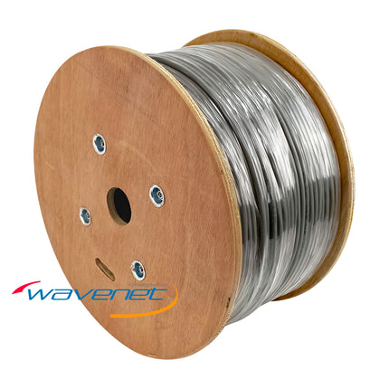 18AWG 6-Conductor Shielded Stranded Control Cable, Gray, 1000 ft Reel
