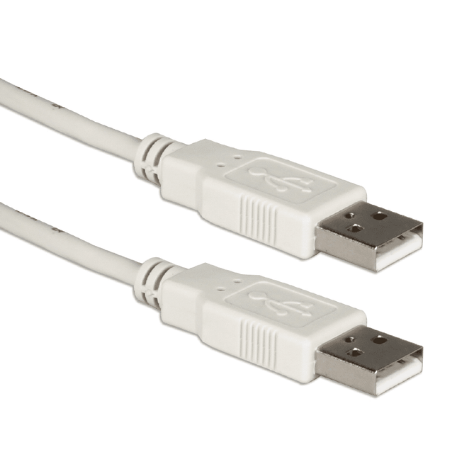 10-ft USB 2.0 A Male to A Male Cable - Beige