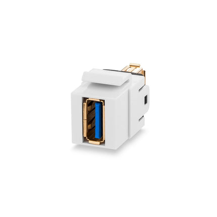 USB 3.0 Keystone Module Keystone Module, White