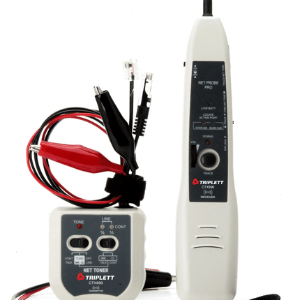 Network Toner and Probe Kit for Active &amp; Inactive Network, Telephone, and Coax Cable Tracing