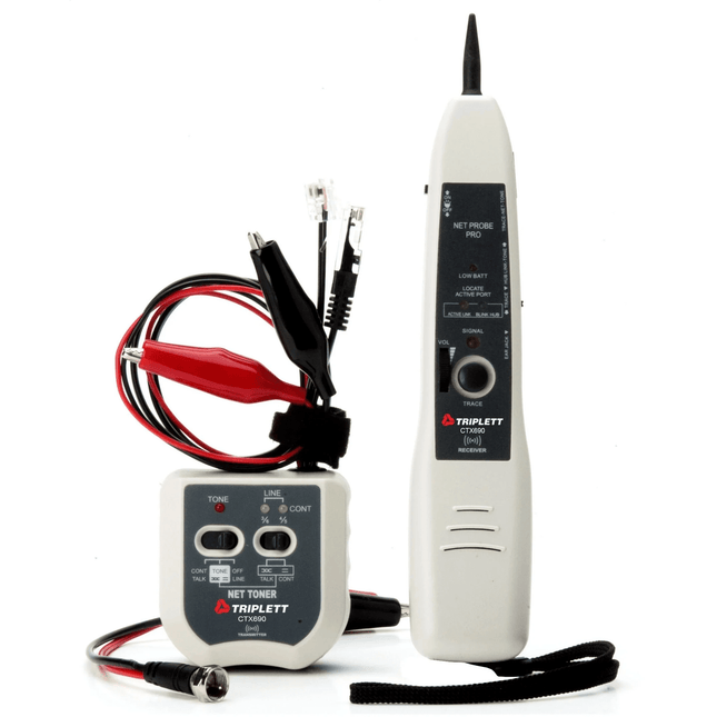 Network Toner and Probe Kit for Active &amp; Inactive Network, Telephone, and Coax Cable Tracing