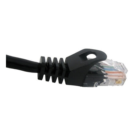 14 ft. Black Cat5e Patch Cable Molded Boot