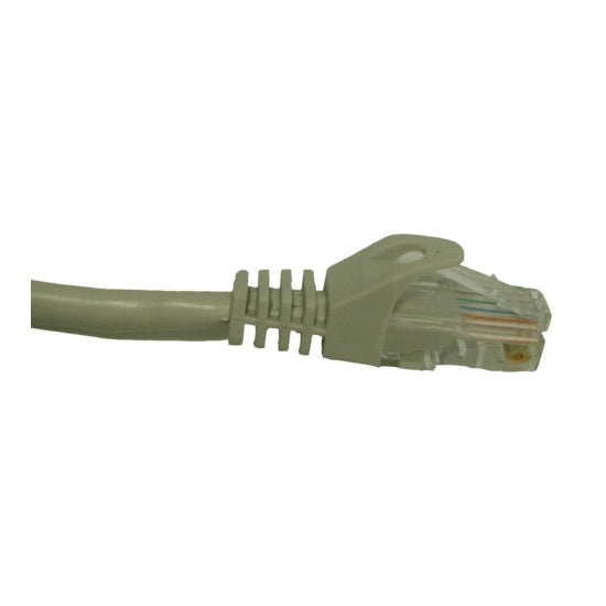 5ft Gray Cat 5e Patch Cable with Molded Boot