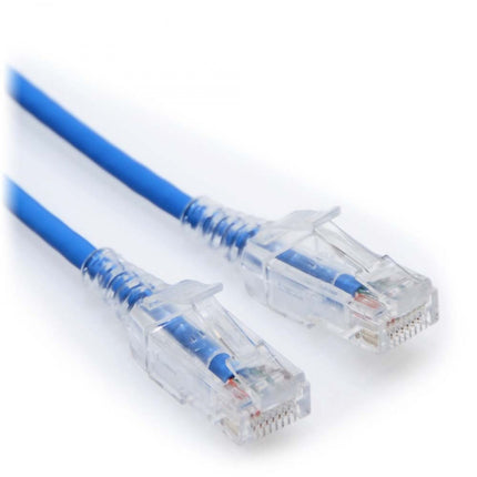 10ft Blue Cat 6 Mini Patch Cable