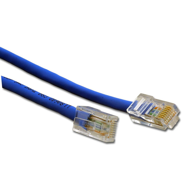 3' Blue Cat 5E Quality Patch Cord - No Boots