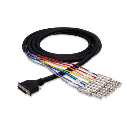 Balanced Snake, DB25 to 1/4" TRS - 2 Meter